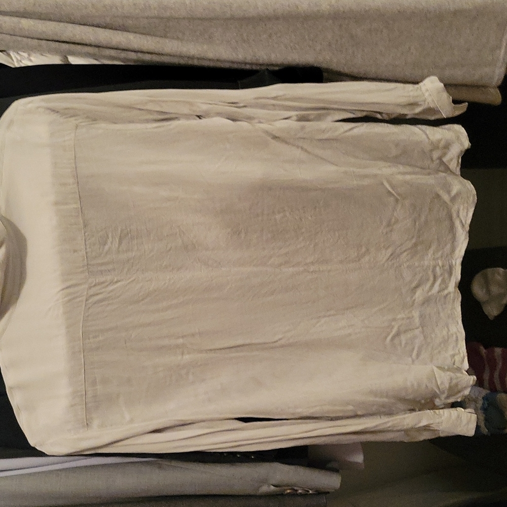 Standard James Perse Collared Button Up Blouse Lo… - image 5